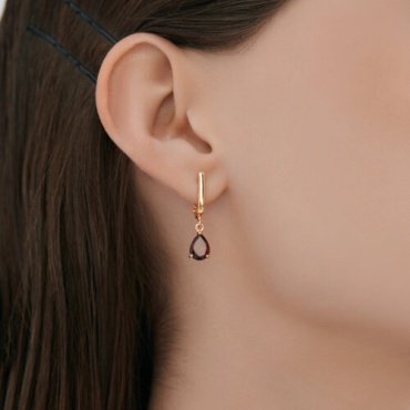Серьги SOKOLOV 92023151 вес 2.44 г серебро, гранат купить,NaN