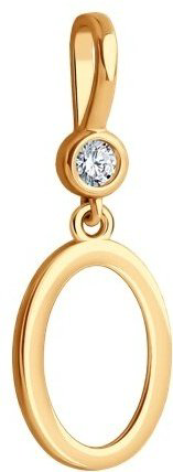 Подвеска Diamant 51-130-01916-1 вес 0 г золото, фианит купить,68799