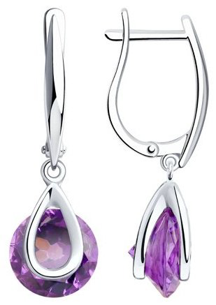 Серьги SOKOLOV 92022131 вес 5.19 г серебро, ситалл купить,30764
