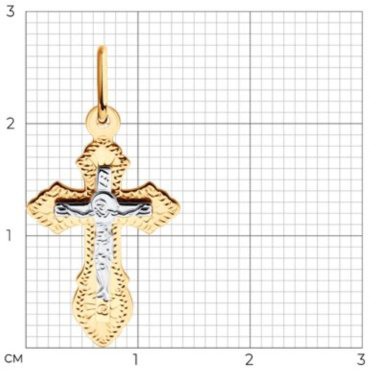 Подвеска Diamant 51-131-01393-1 вес 0.73 г золото, фианит купить,78777