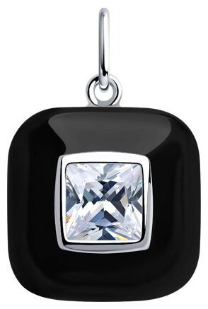 Подвеска Diamant 94-130-01801-1 вес 2.69 г серебро, фианит купить,18340