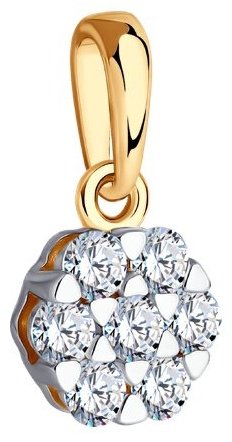Подвеска LUXOR JEWELRY 51-130-02331-1_0,97 вес 0.97 г золото, фианит купить,97452