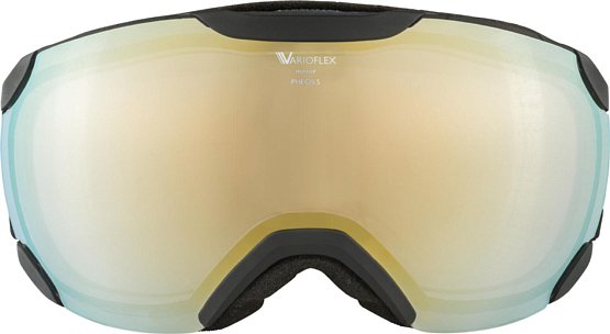 Маска горнолыжная Alpina Pheos S VM S1-2 black Matt VM gold купить,NaN