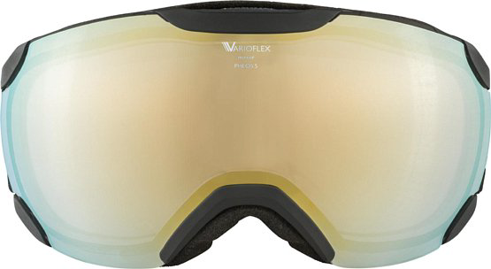 Маска горнолыжная Alpina Pheos S VM S1-2 black Matt VM gold купить,NaN