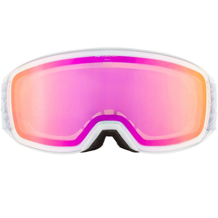 Маска горнолыжная Alpina Nakiska HM pink S2 white  купить,NaN