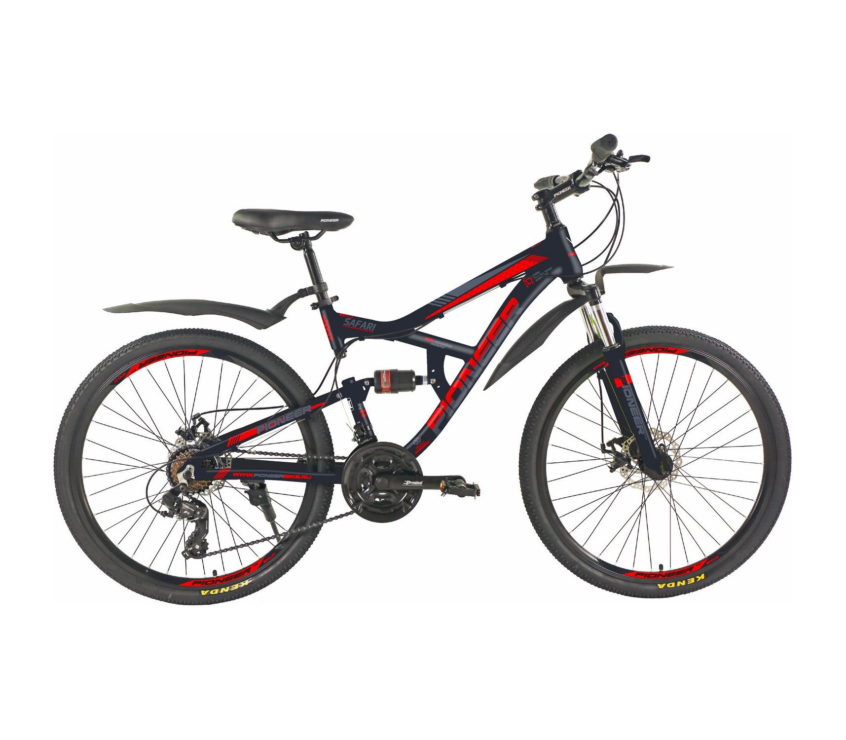 Велосипед Pioneer Safari 26'' 19 черно-красный купить,NaN