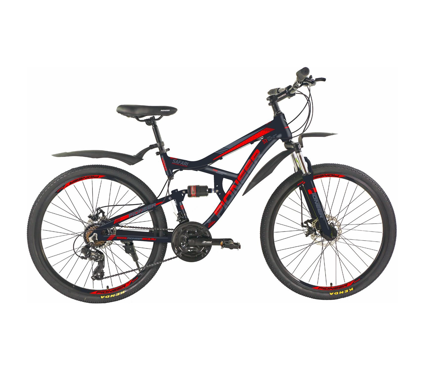 Велосипед Pioneer Safari 26'' 19 черно-красный купить,NaN