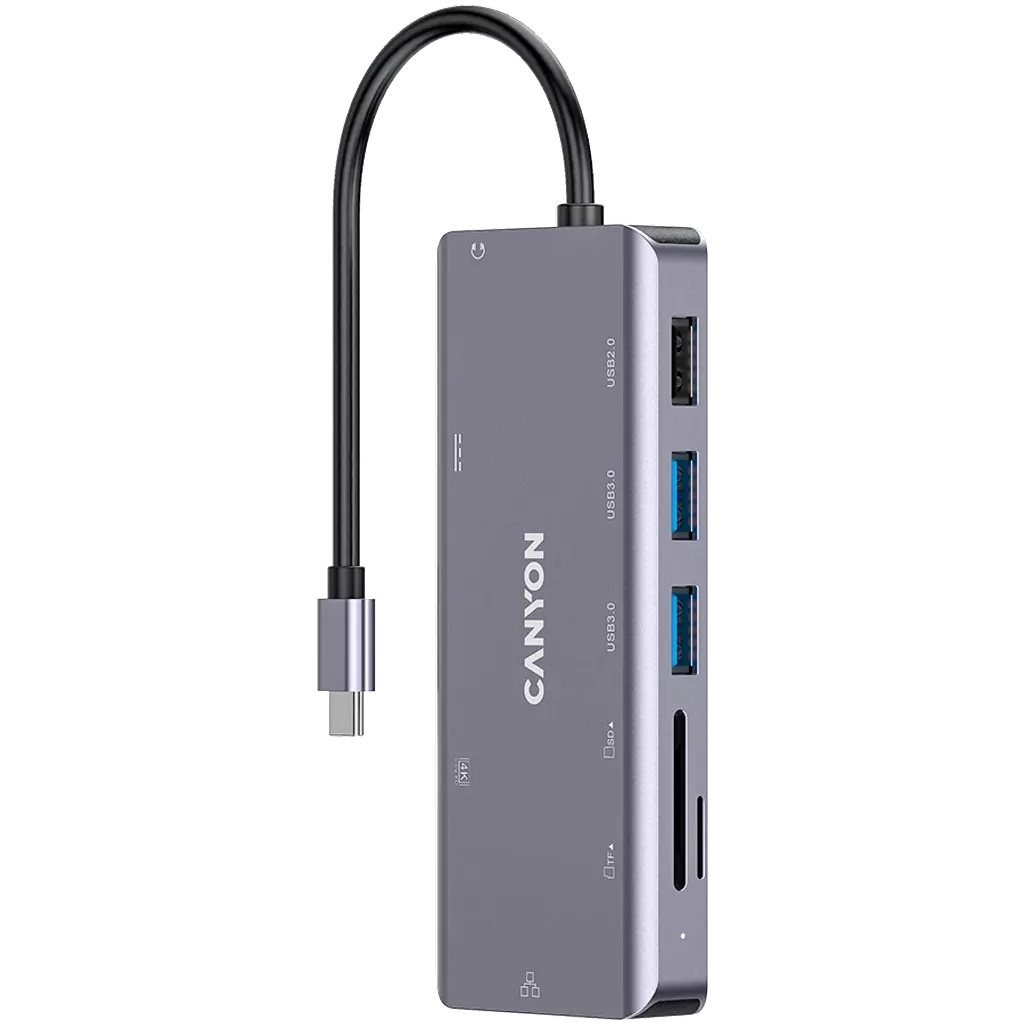 USB Hub Сanyon DS-11 CNS-TDS11 Grey