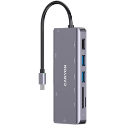 USB Hub Сanyon DS-11 CNS-TDS11 Grey