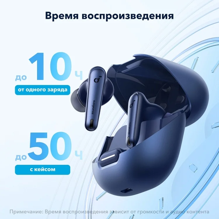 Наушники Soundcore Liberty 4 NC Blue
