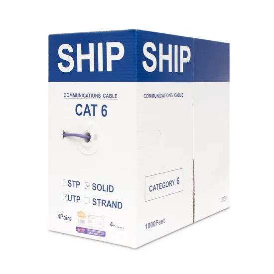 Кабель сетевой Ship D165A-L Cat.6 UTP 30В LSZH купить,0