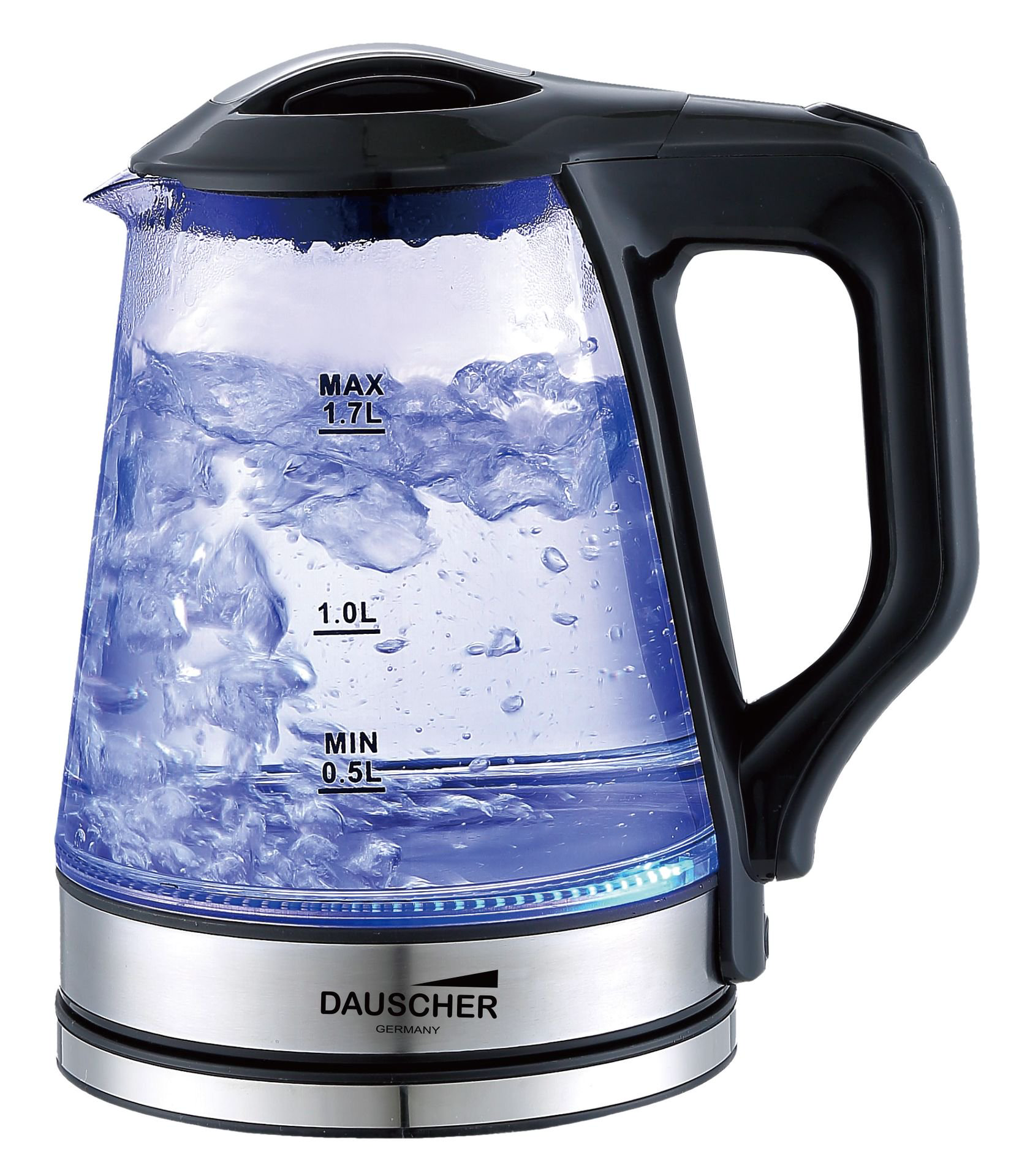 Электрочайник Dauscher DKT-2000LX чёрный купить,NaN