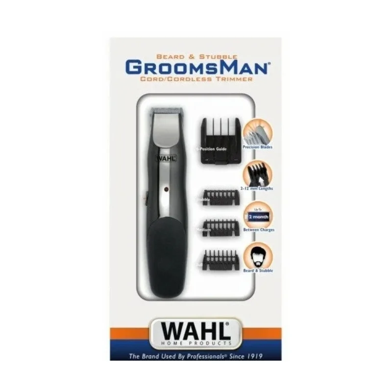 Триммер Wahl Groomsman Black-Grey - ForteMarket Триммер Wahl Groomsman Black-Grey купить,0