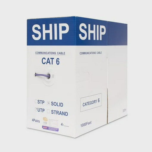 Кабель сетевой Ship D165A-L Cat.6 UTP 30В LSZH