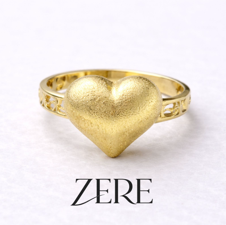  Кольцо женское ZERE золото 585 сердце купить,280300