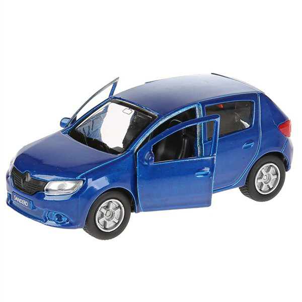 Машинка Технопарк  Renault Sandero 12см синяя купить,NaN