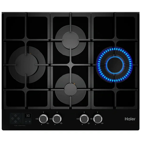 Газовая варочная поверхность Haier HHX-G64CWSB Black