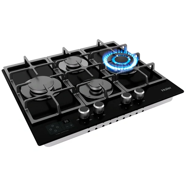 Газовая варочная поверхность Haier HHX-G64CWSB Black купить,0