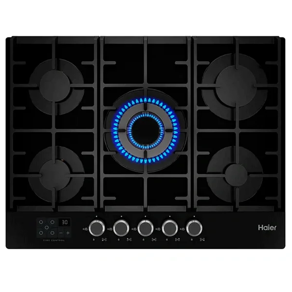 Газовая варочная поверхность Haier HHX-G75CWSB Black