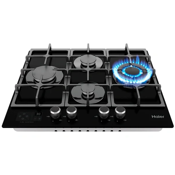 Газовая варочная поверхность Haier HHX-G64CWSB Black купить,0