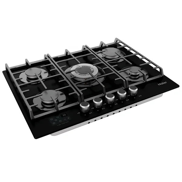 Газовая варочная поверхность Haier HHX-G75CWSB Black купить,0