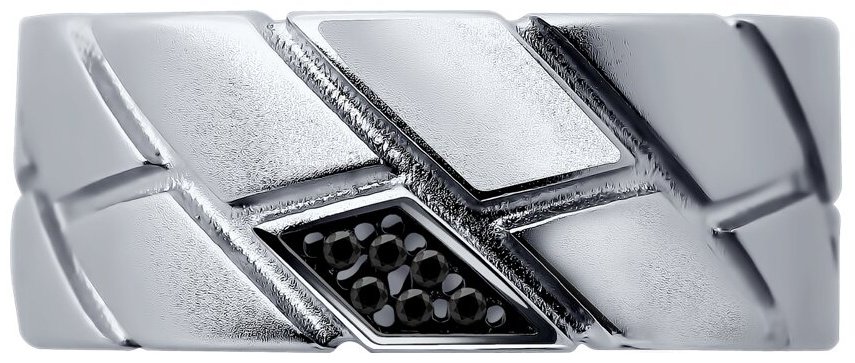 Кольцо Diamant 94-110-02157-1_21 размер 21 вес 8.72 г серебро, фианит купить,46170