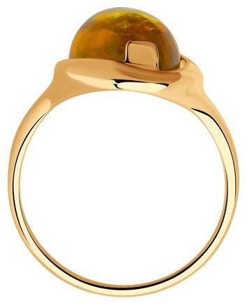 Кольцо Diamant 93-310-00477-1 размер 18 вес 3.32 г серебро, янтарь купить,20520