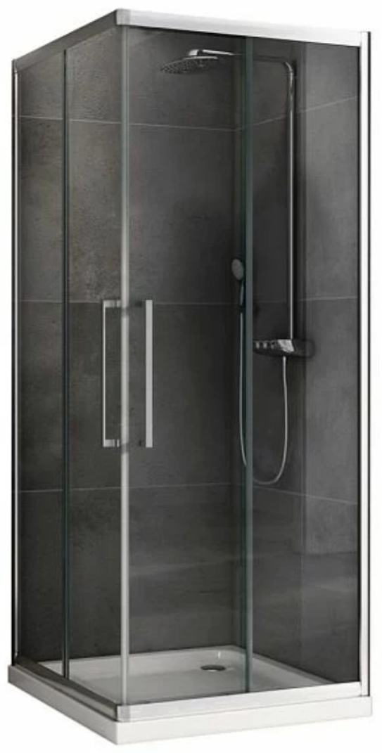 Стенка боковая Abber Zart S81 80х195см хром