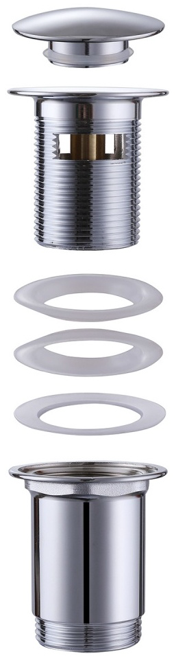 Клапан донный Abber AF0010 5х5х6см хром купить,42200