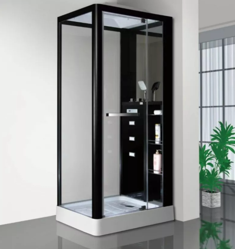 Кабина душевая Kabinka.kz GR223 110х90х225см бело-черный купить,NaN