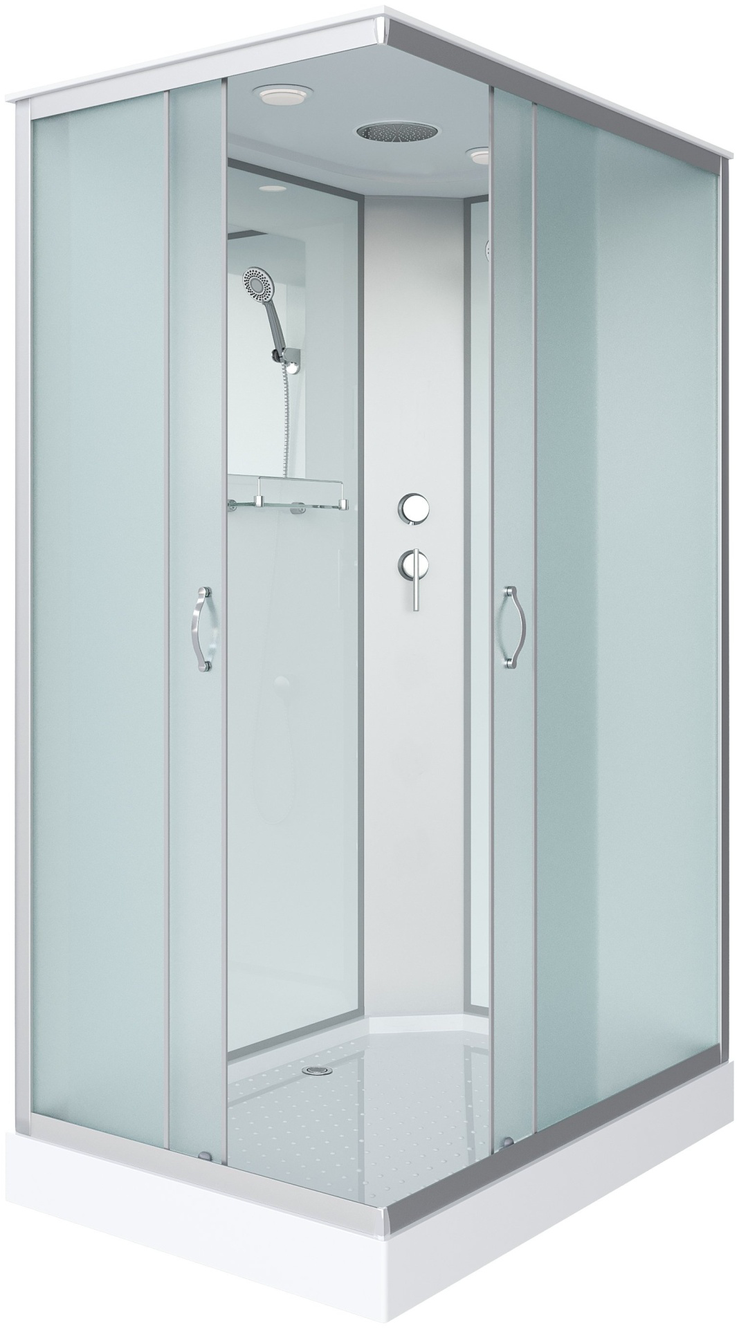 Кабина душевая Niagara NG-43295-14Q 120х90х215см белый