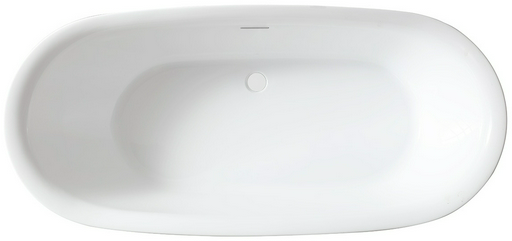 Ванна акриловая Abber AB9205 84х180см белый
