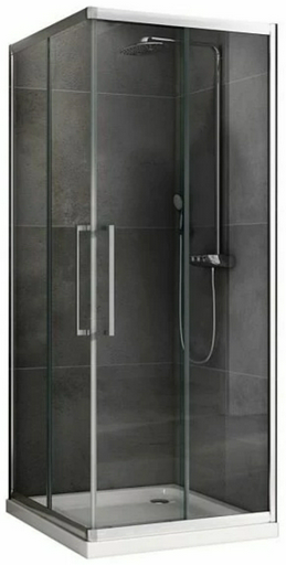 Стенка боковая Abber Zart S81 80х195см хром