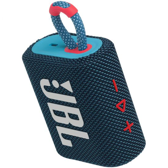 Портативная колонка JBL Go 3 JBLGO3BLUP Blue Pink розово-голубая купить,NaN