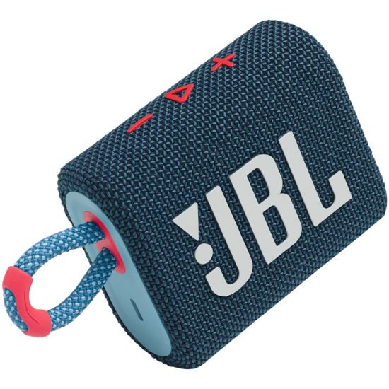 Портативная колонка JBL Go 3 JBLGO3BLUP Blue Pink розово-голубая купить,NaN