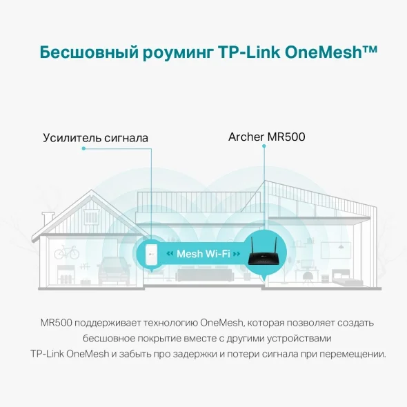 Маршрутизатор TP-Link Archer MR500 Black - ForteMarket Маршрутизатор TP-Link Archer MR500 Black купить,0
