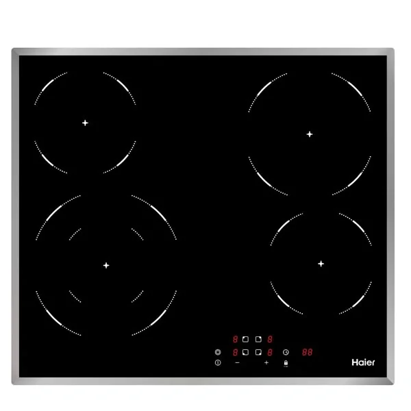 Стеклокерамическая варочная поверхность Haier HHY-C64DFB Black