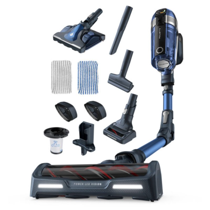 Пылесос Tefal X-Force Flex 11.60 TY9890WO синий купить,NaN