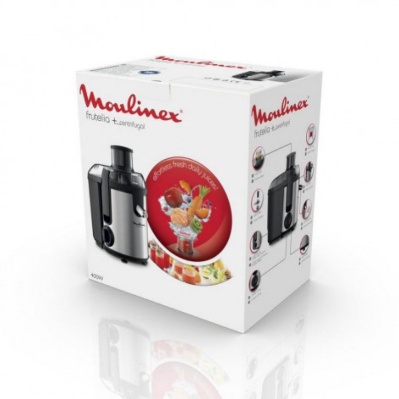 Соковыжималка Moulinex Frutelia+ JU420D10 серебристая