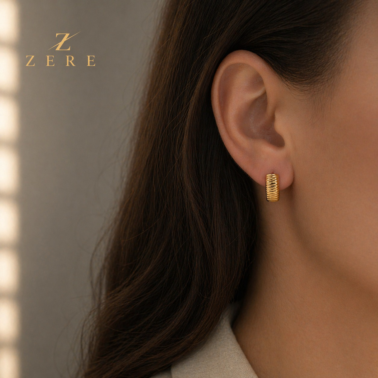 Серьги Zere с фактурой 1.6гр купить,136300