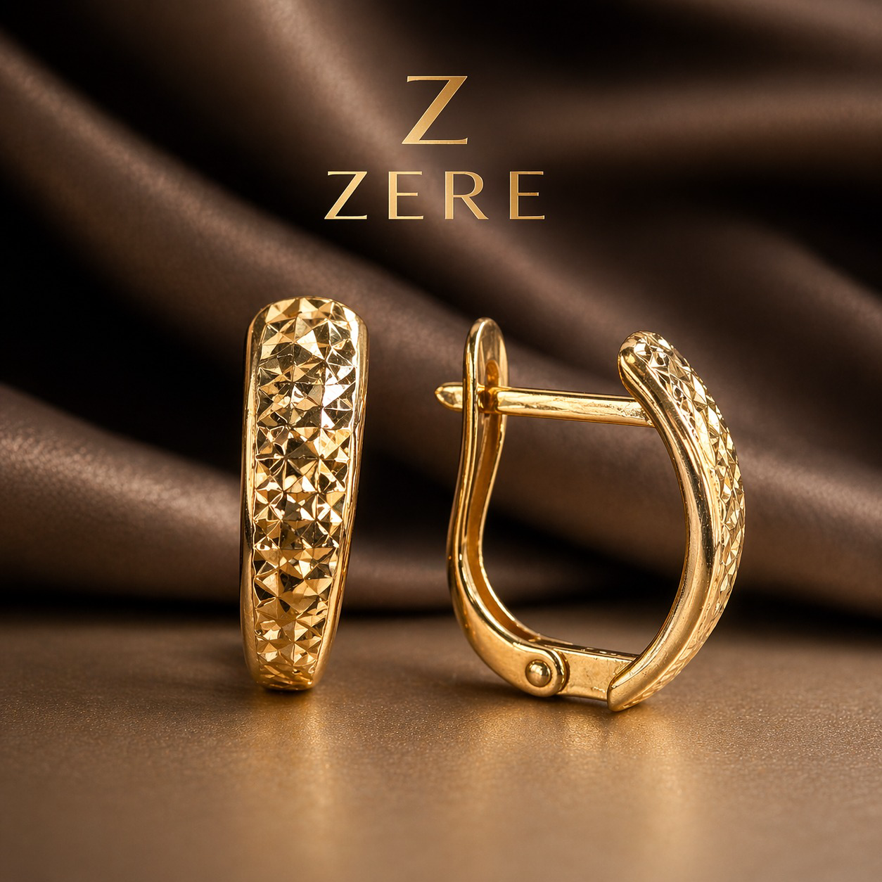 Серьги Zere блестящие 1.49гр  купить,122675