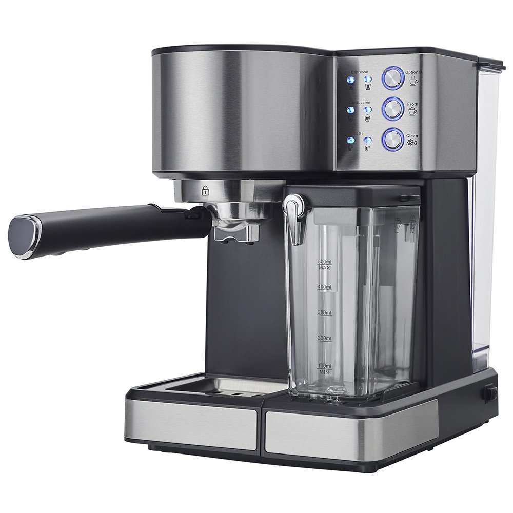Кофеварка Polaris Adore Cappuccino PCM 1536E серебристая