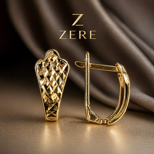 Серьги Zere с блеском 1.32гр