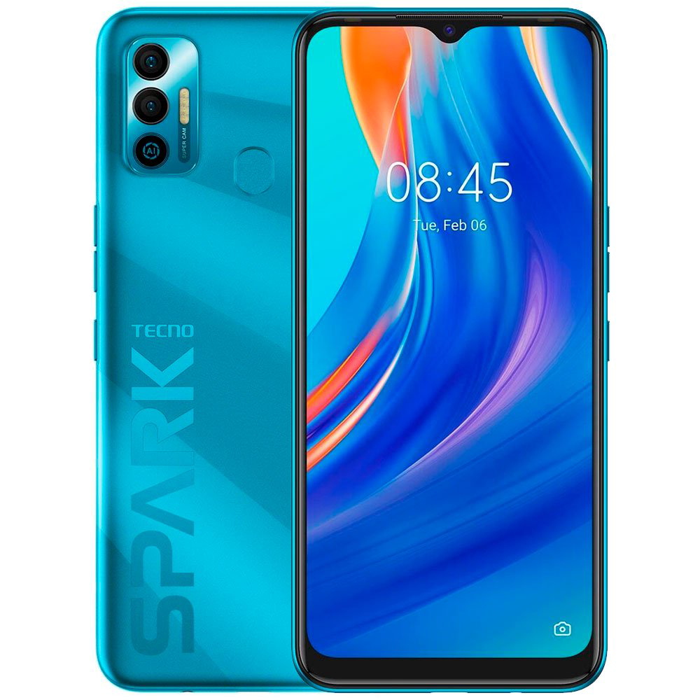 Смартфон Tecno Spark 7 64Gb Morpheus Blue купить,NaN