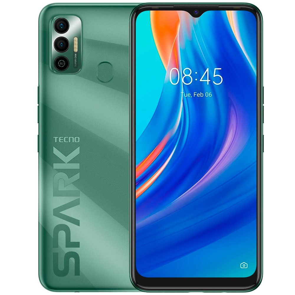 Смартфон Tecno Spark 7 64Gb Spruce Green купить,67640