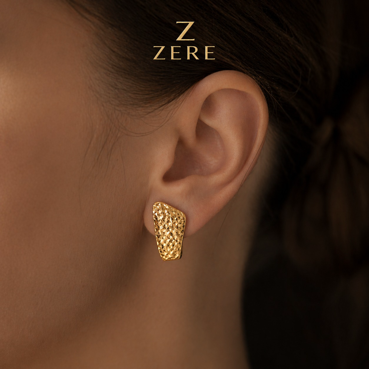 Серьги Zere фактурные 1.49гр купить,123400