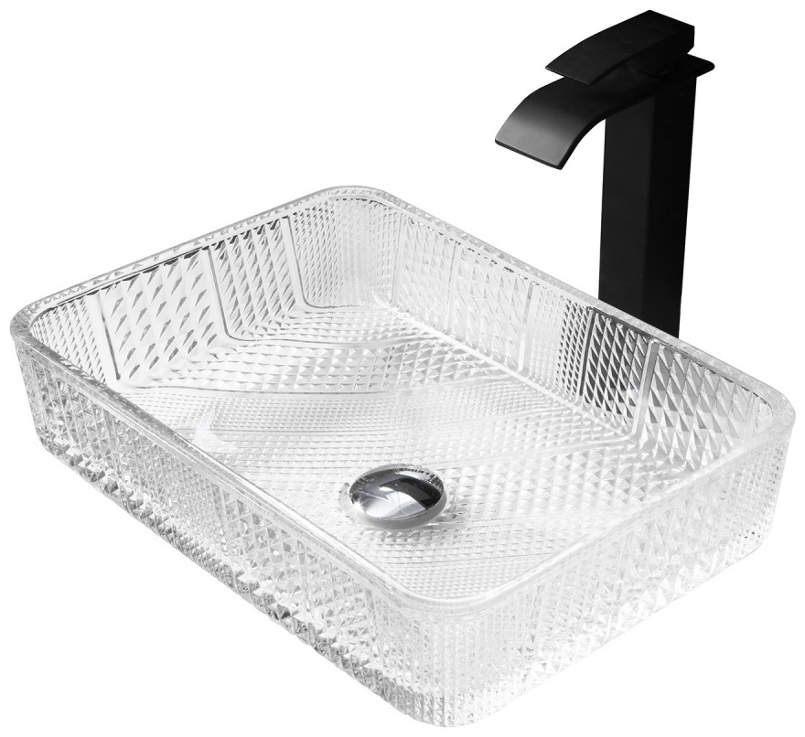 Раковина Abber Glas AK2312 33х46см прозрачный купить,149000