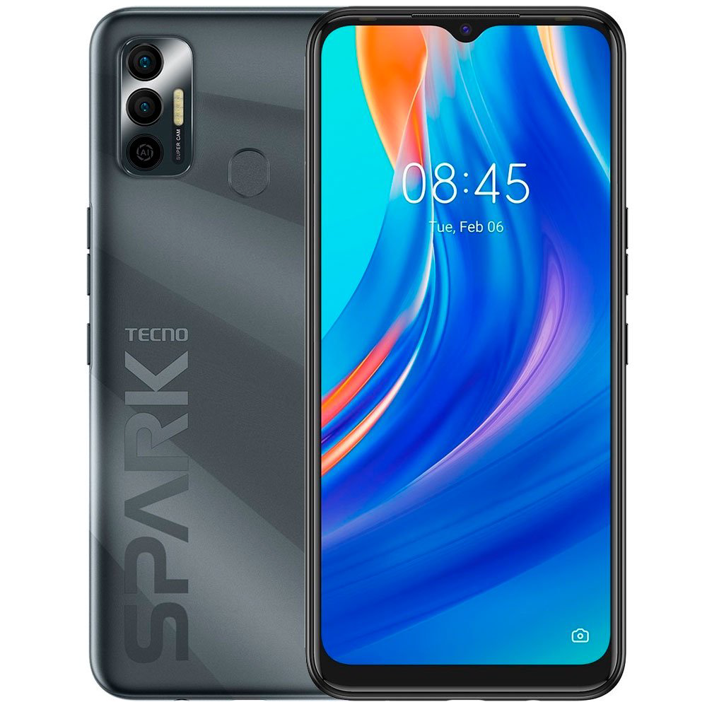 Смартфон Tecno Spark 7 32Gb Magnet Black купить,NaN