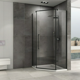 Уголок душевой Abber Ewiges Wasser AG05080B 80х80х195см чёрный