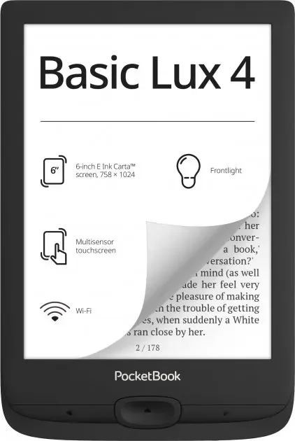 Электронная книга PocketBook PB618-P-CIS черная